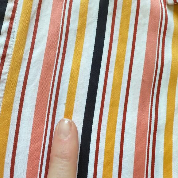 Etro Milano Multicolor Striped Button Up Shirt 100% Cotton Italy 42 - Picture 10 of 10